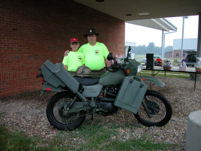 H-D Motorcycle And Scouts